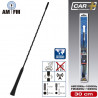 ANTENNE 30CM AM/FM AVEC ADAPTATEURS 5/6MM