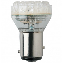 BLISTER 2 AMPOULES LED 12V 1PLOT BA15S BLANCHE