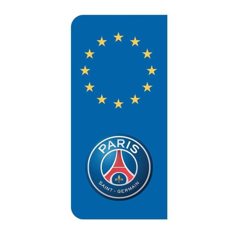 AUTOCOLLANTS PREDECOUPES EUROPE/LOGO PSG