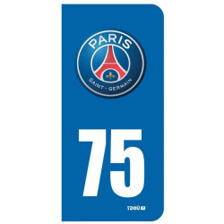 AUTOCOLLANTS PREDECOUPES LOGO PSG/75