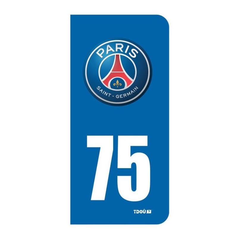 AUTOCOLLANTS PREDECOUPES LOGO PSG/75