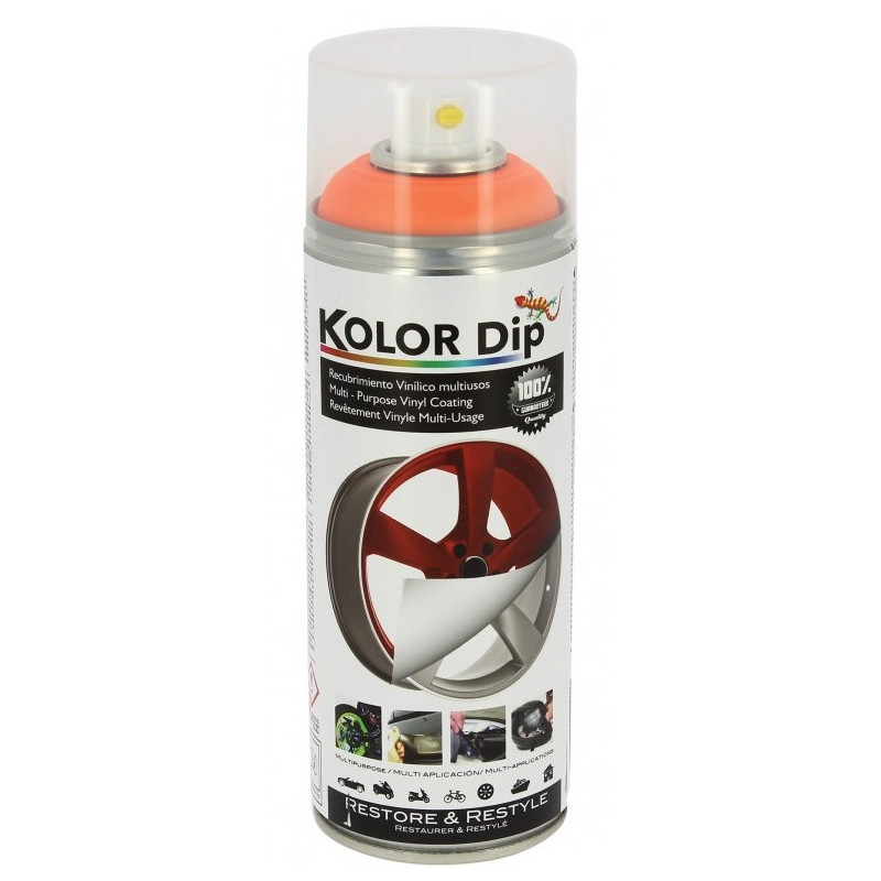 KOLOR DIP PEINTURE FINITION ORANGE - SPRAY 400ML