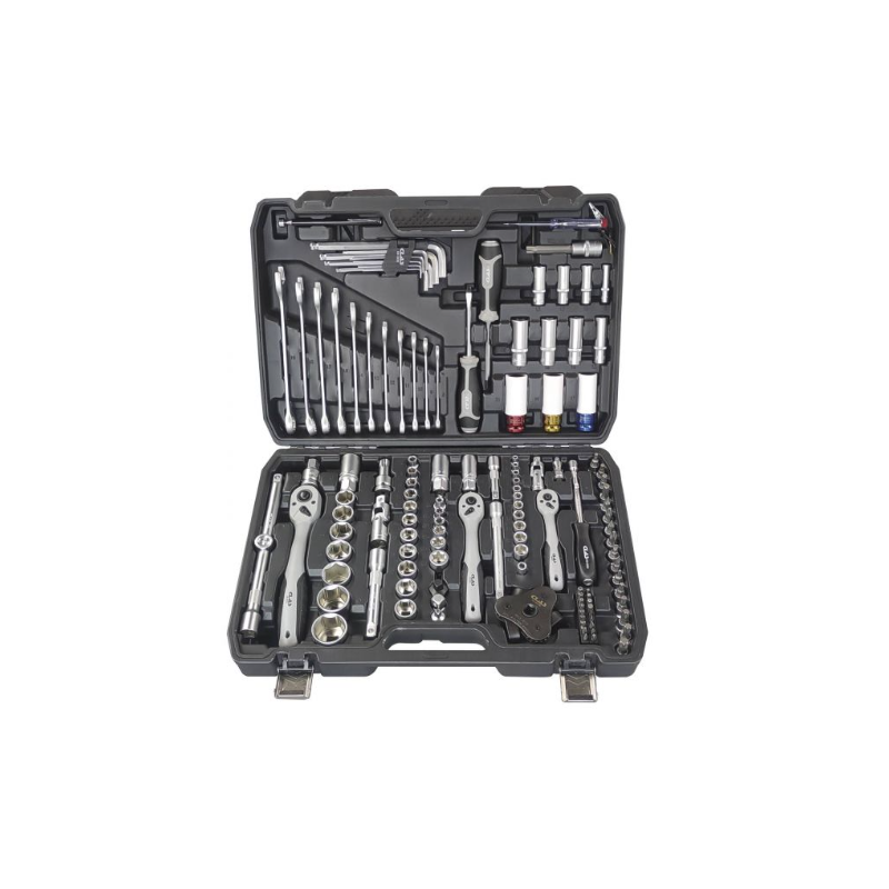 COFFRET D'OUTILS 1/4"-3/8"-1/2" (128 PIECES)